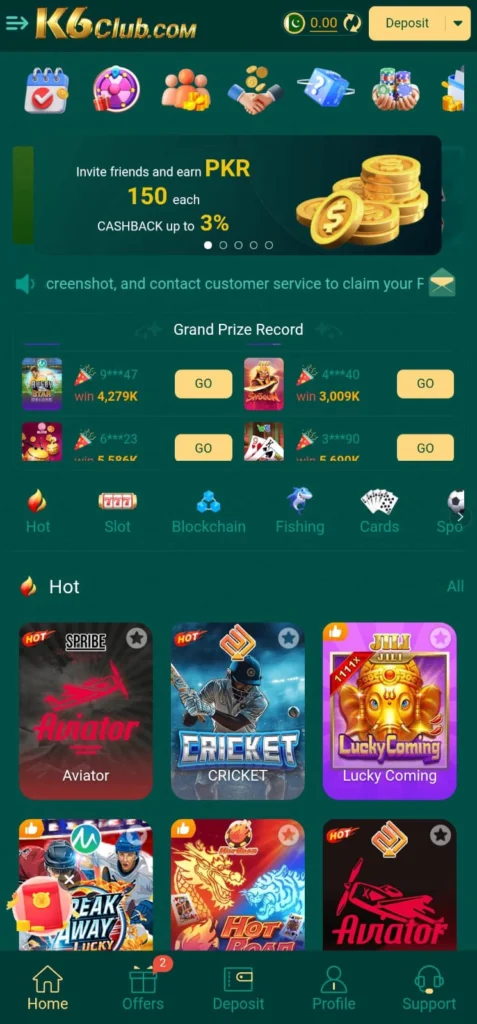 k6club Game Download