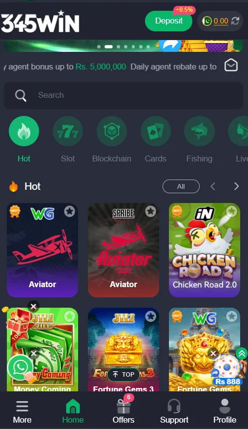 345Win Game Download