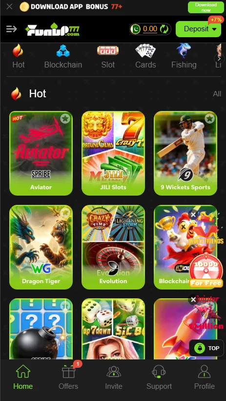 Funup777 Game Download